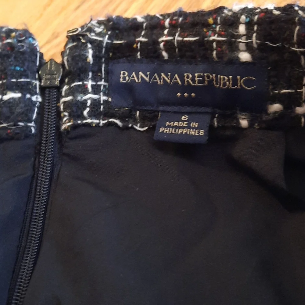 Sz 6 Banana Republic midi skirt office professional - Picture 3 of 5